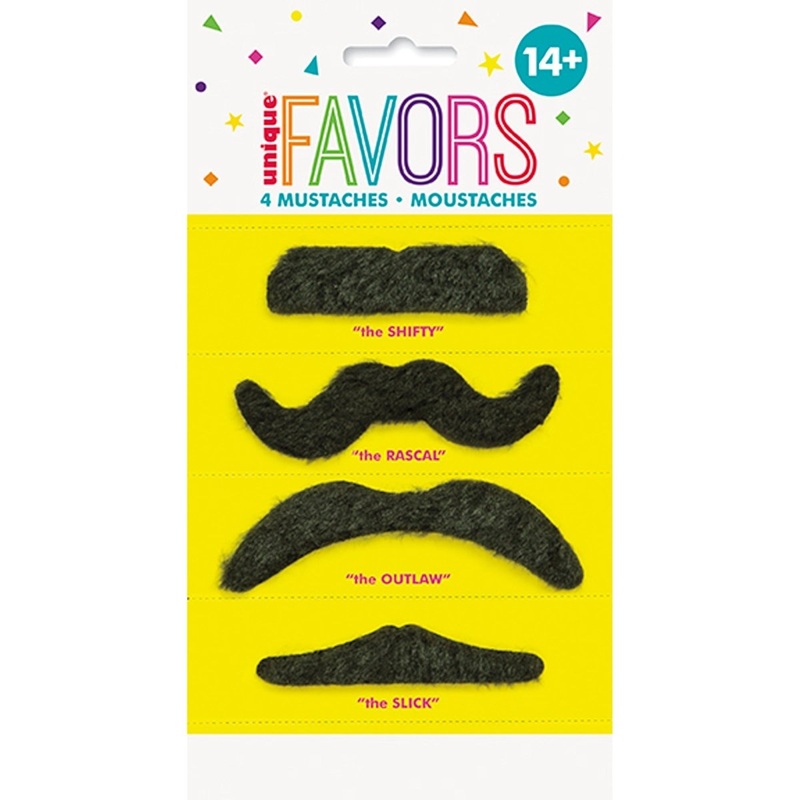 Mustaches for Kids, 4 Count