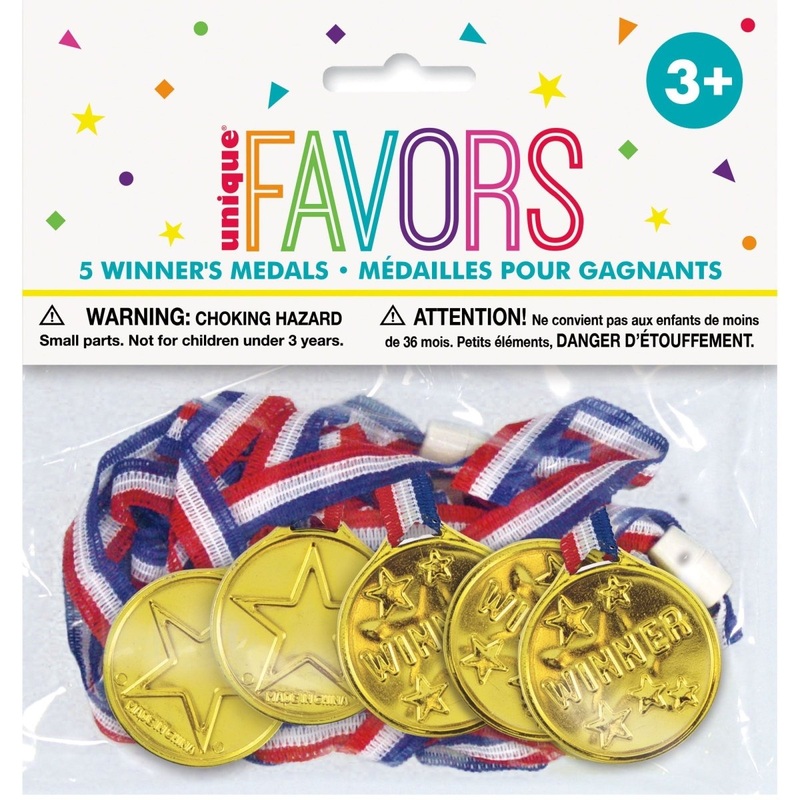 Winner Medals, 5 Count