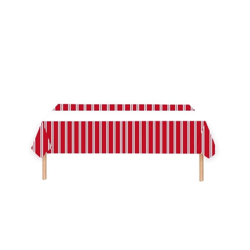 Baseball Rectangular Paper Table Cover, 47 x 70 Inches, 1 Count