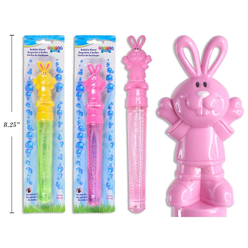 Easter Bunny Bubble Wand, 2.2 Oz, Assortment, 1 Count