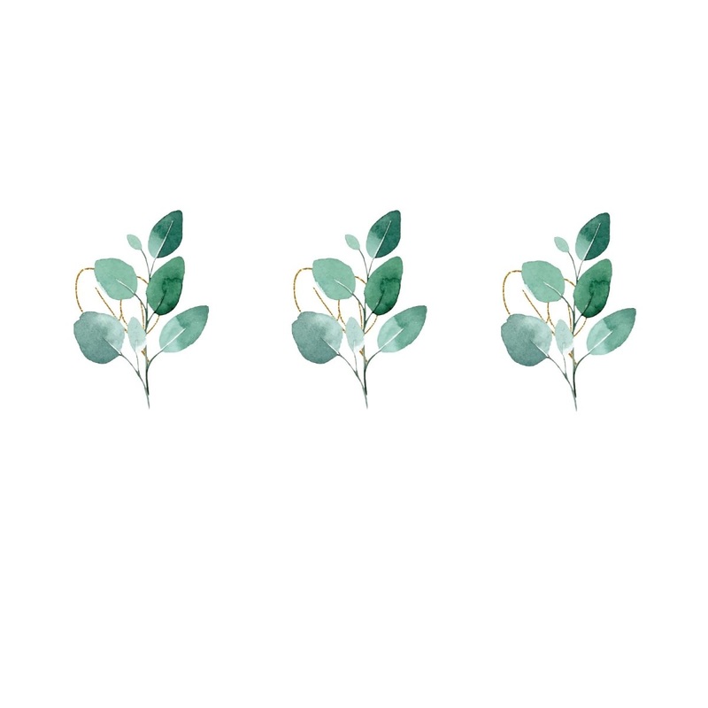 Golden Foliage Cupcake Toppers, 12 Count