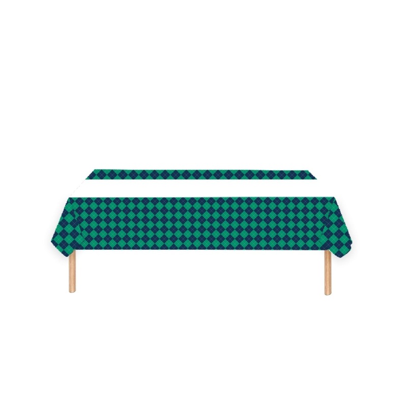 Golf Rectangular Paper Table Cover, 47 x 70 Inches, 1 Count