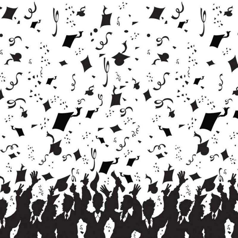 Graduation Backdrop, 48 x 360 Inches, 1 Count
