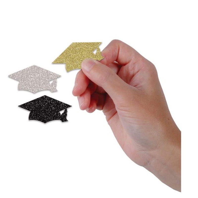 Graduation Deluxe Sparkle Confetti, 1 Count