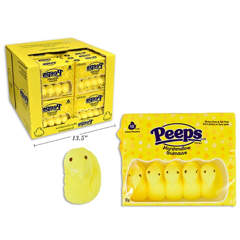 Peeps Yellow Chick Marshmallow, 85g, 1 Count