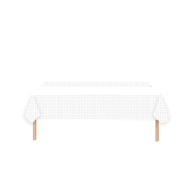 Sophisticated Chic Patterns Paper Table Cover, 47 x 70 Inches, 1 Count