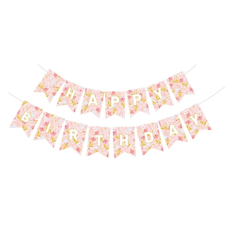 Daisy Daydream Happy Birthday Banner, 1 Count