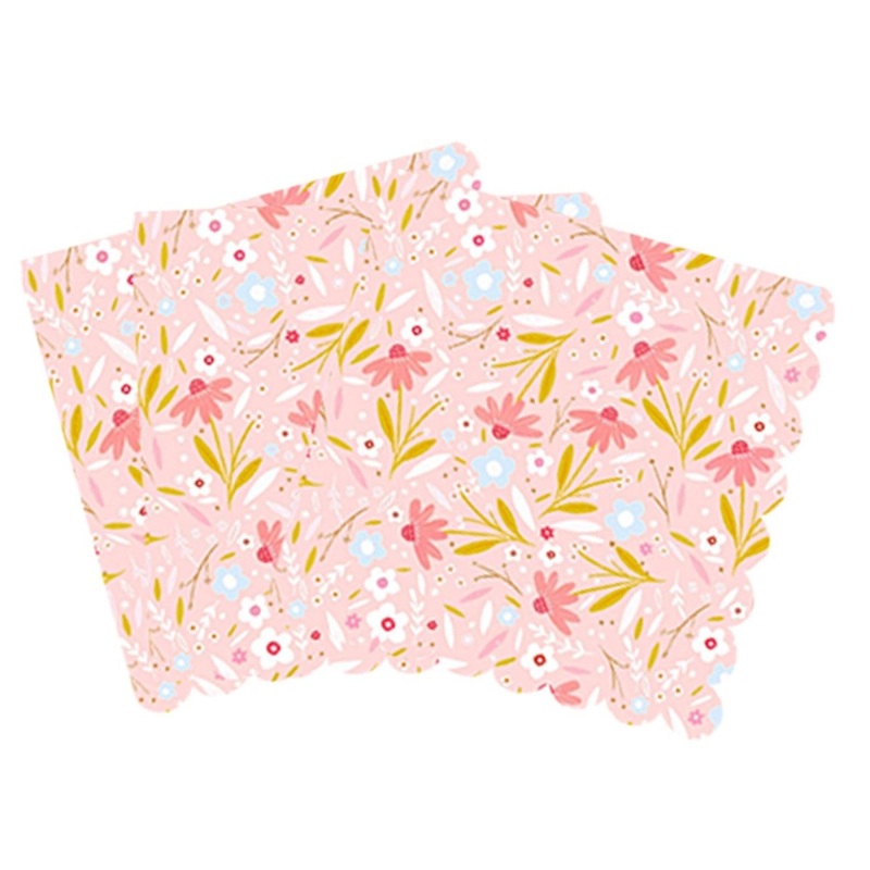 Daisy Daydream Large Lunch Napkins, 16 Count