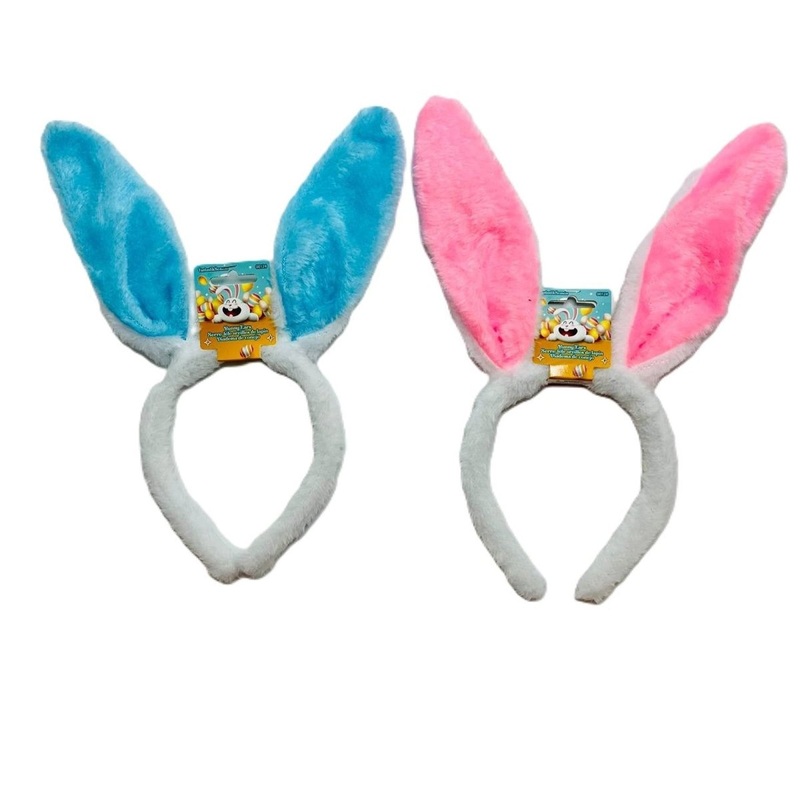Easter Bunny Ears Headband, Assortment, 1 Count