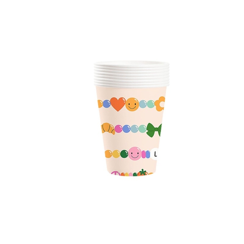 Friendship Paper Cups, 9 Oz, 8 Count
