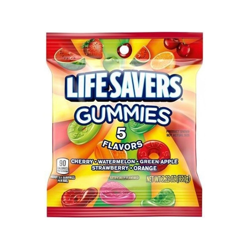 LifeSavers Gummies 5 Flavors, 90g, 1 Count