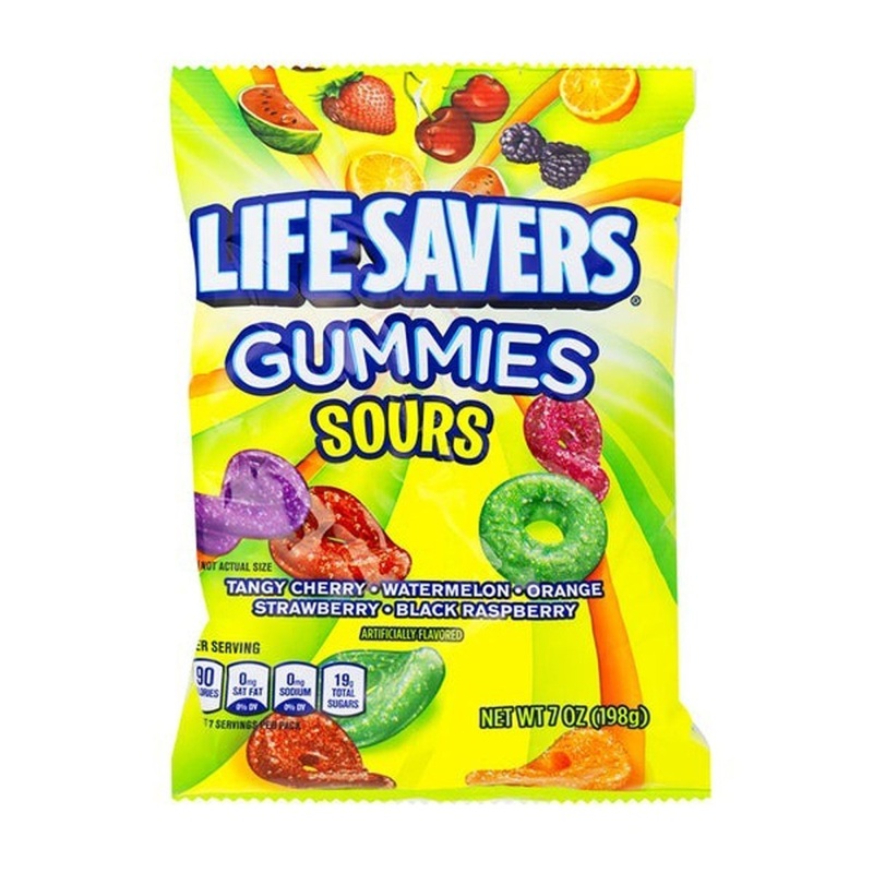LifeSavers Sour Gummies 5 Flavors, 198g, 1 Count