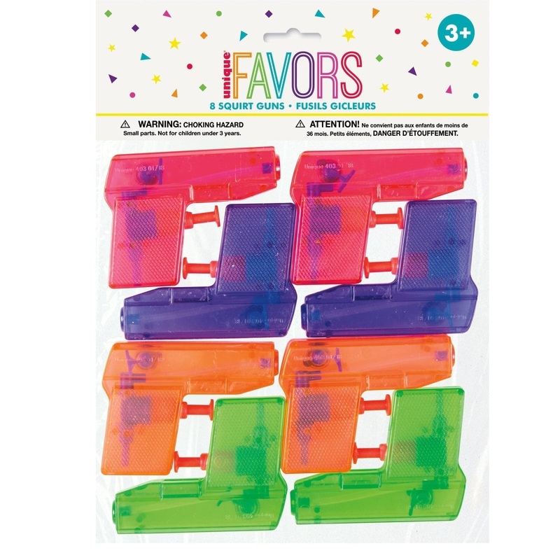 Squirt Guns, 8 Count