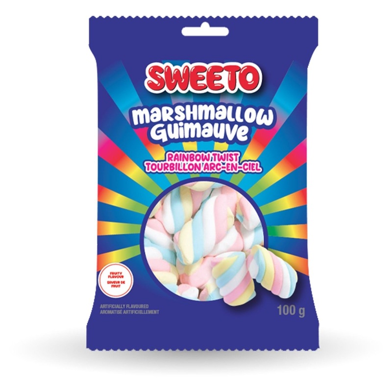 Sweeto Marshmallow Rainbow, 100g, 1 Count