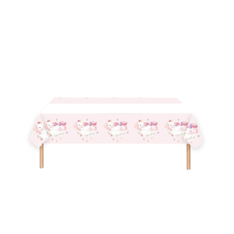 Unicorn Dreams Birthday Rectangular Paper Table Cover, 47 x 70 Inches, 1 Count