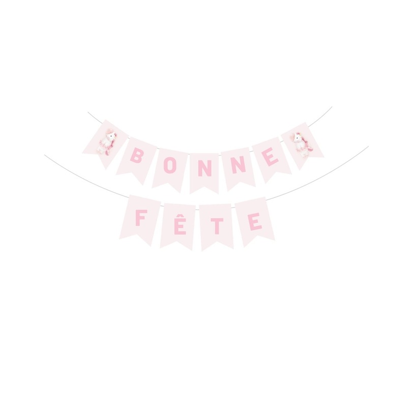 Unicorn Dreams "Bonne Fte" Paper Banner, 118 Inches, 1 Count