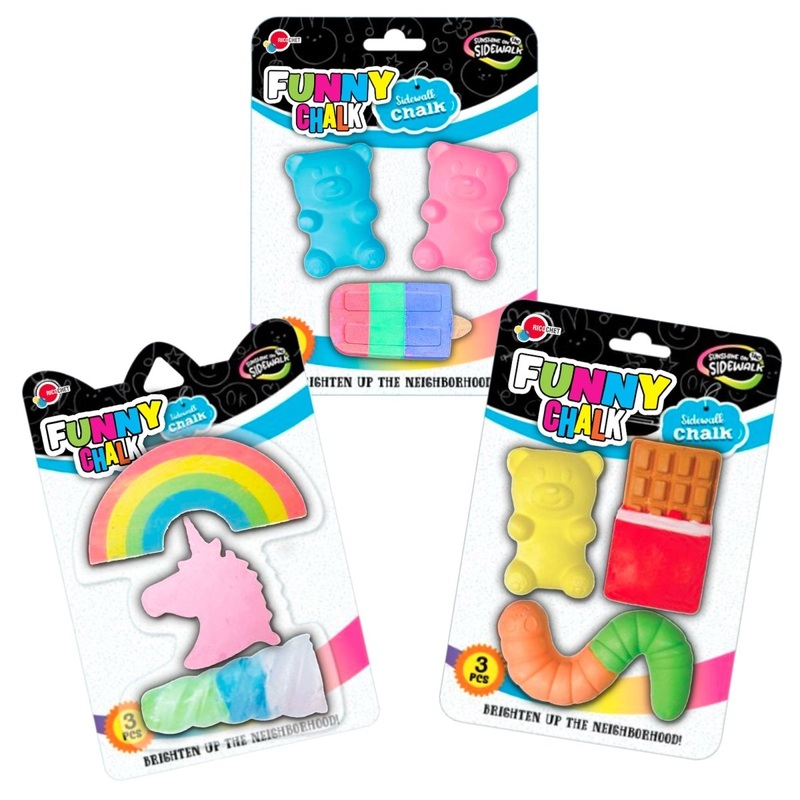 Funny Shaped Chalk, Assortment, 1 Count