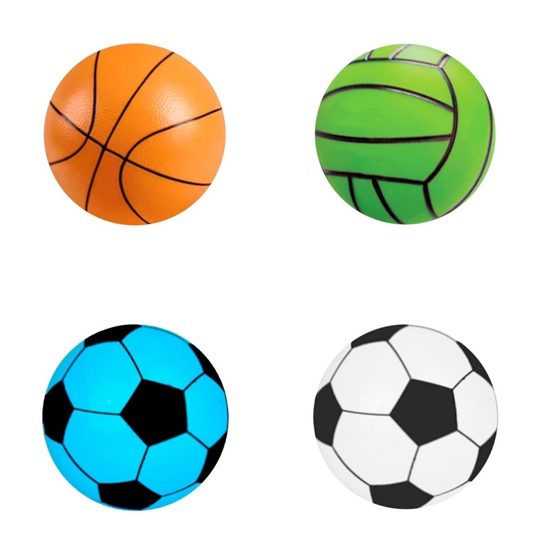 PVC Sports Ball, 9 inches, Assortment, 1 count