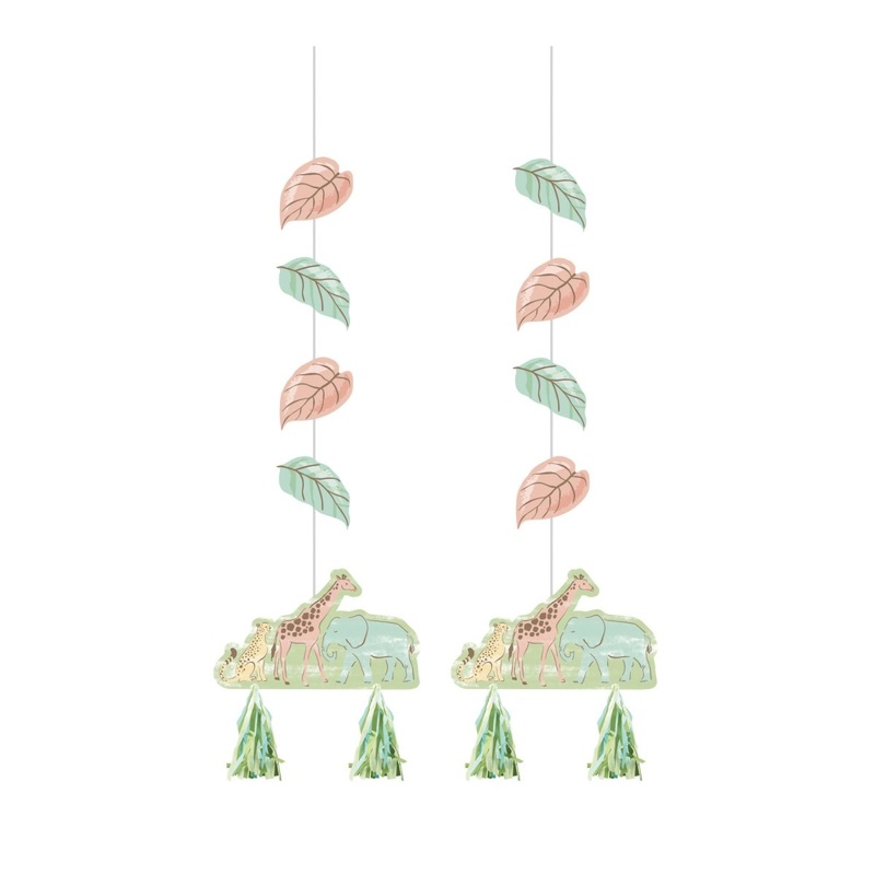 Safari Baby Hanging Cutouts, 2 Count