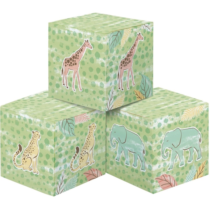Safari Baby Table Centerpieces, 3 Count