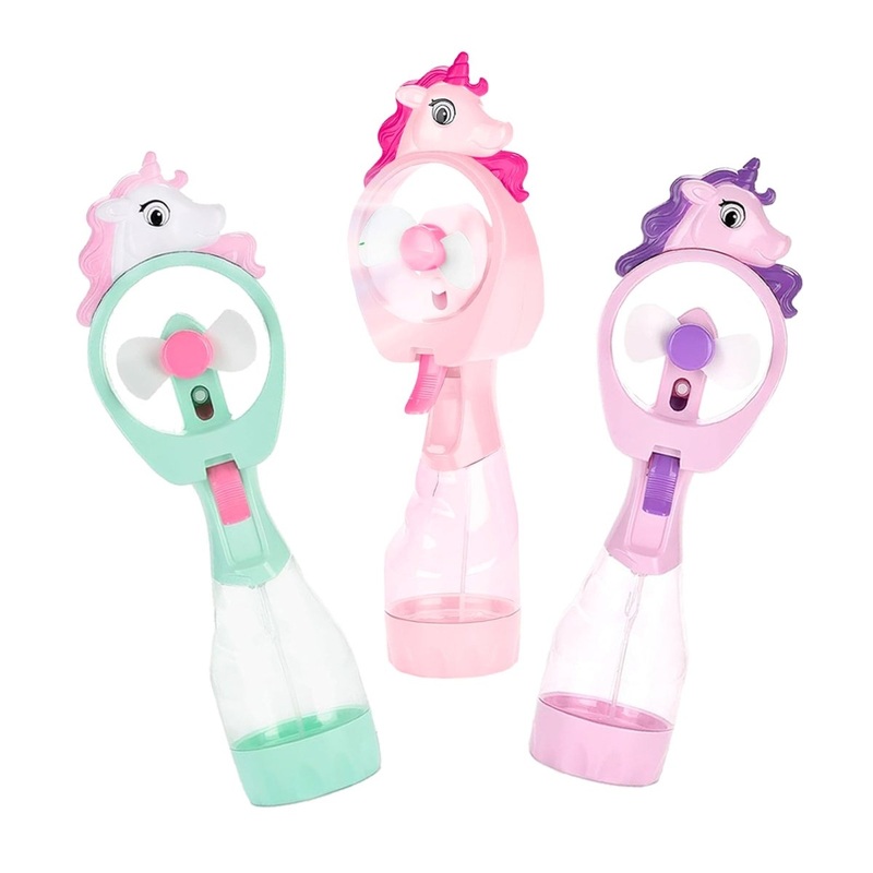 Unicorn Water Fan, Assortment, 1 Count