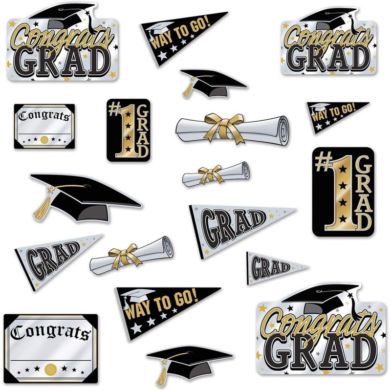 Graduation Cutouts, 20 Count