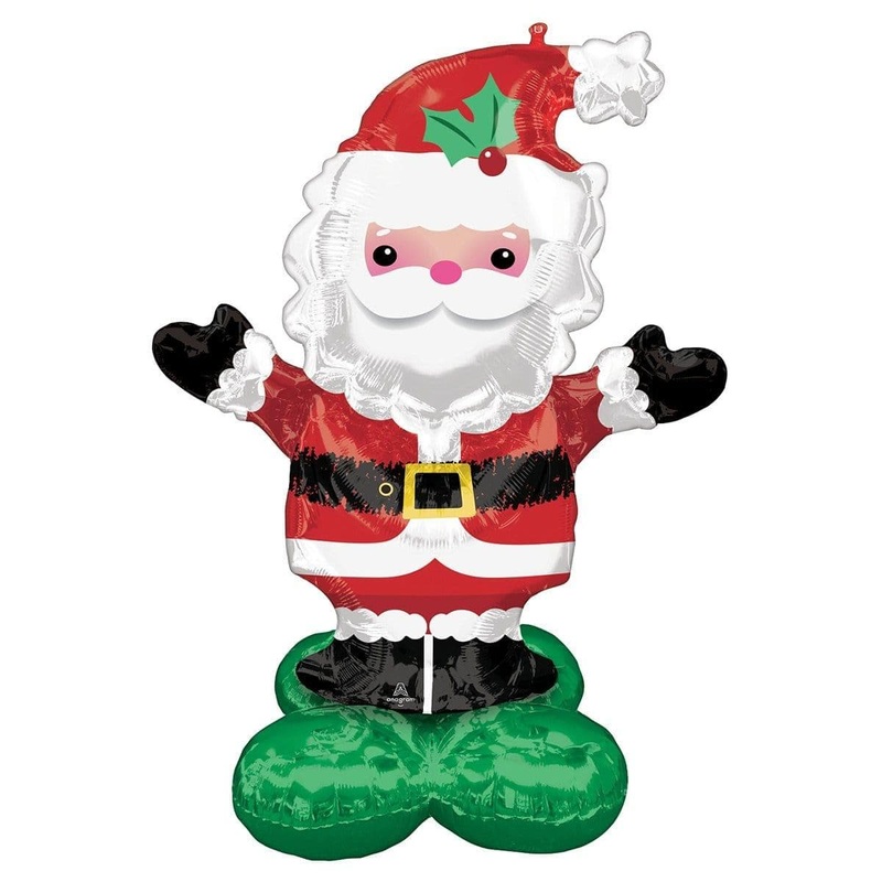 Santa Airloonz Standing Foil Air-Filled Balloon