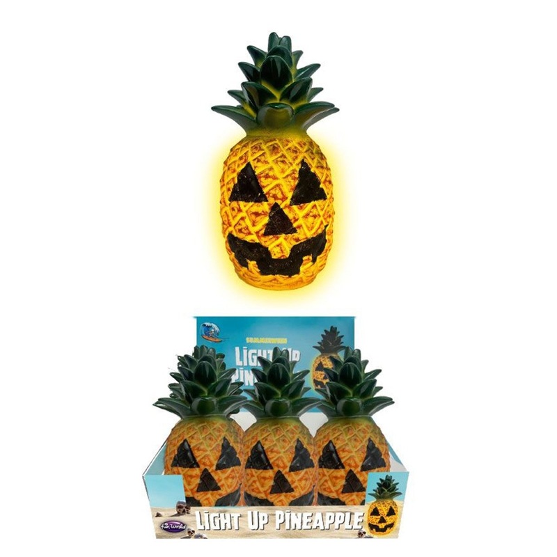 Summerween Light-Up Jack-O-Pineapple, 1 Count