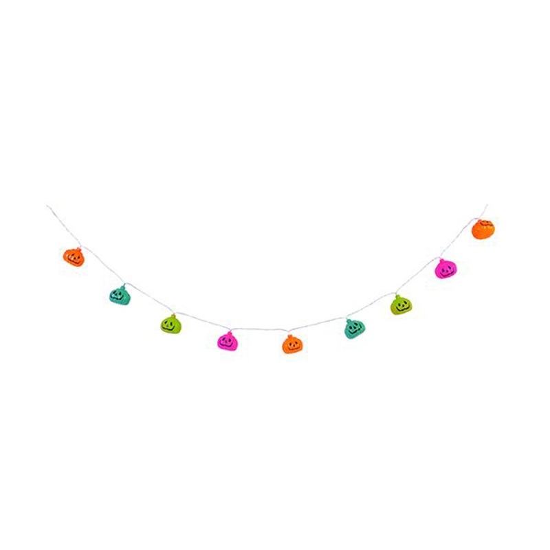 Summerween Rainbow Pumpkin String Light, 1 Count