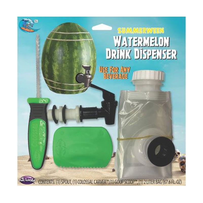 Summerween Watermelon Drink Dispenser Kit, 1 Count