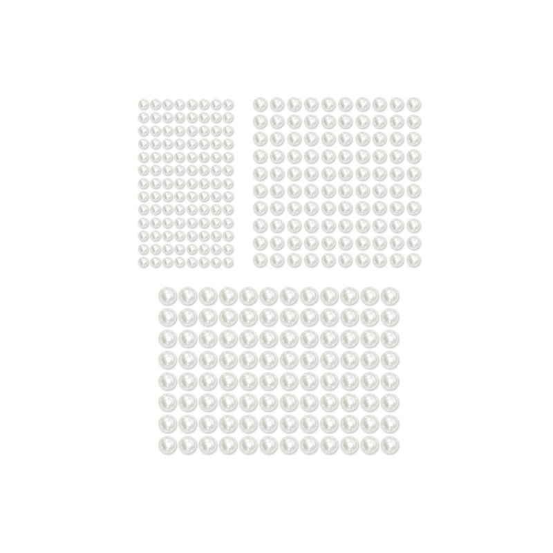White Pearl Peel-N-Stick Balloon Stickers, 300 Count