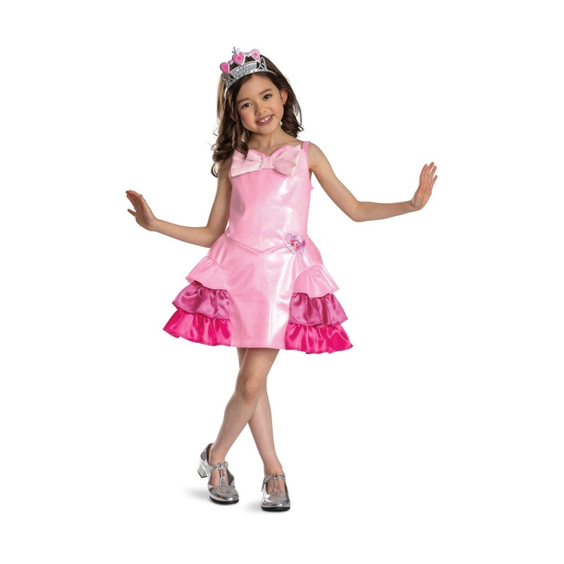 Bianca Bubblegum Classic Costume for Kids, Yummiland, Dress and Tiara 3T-4T