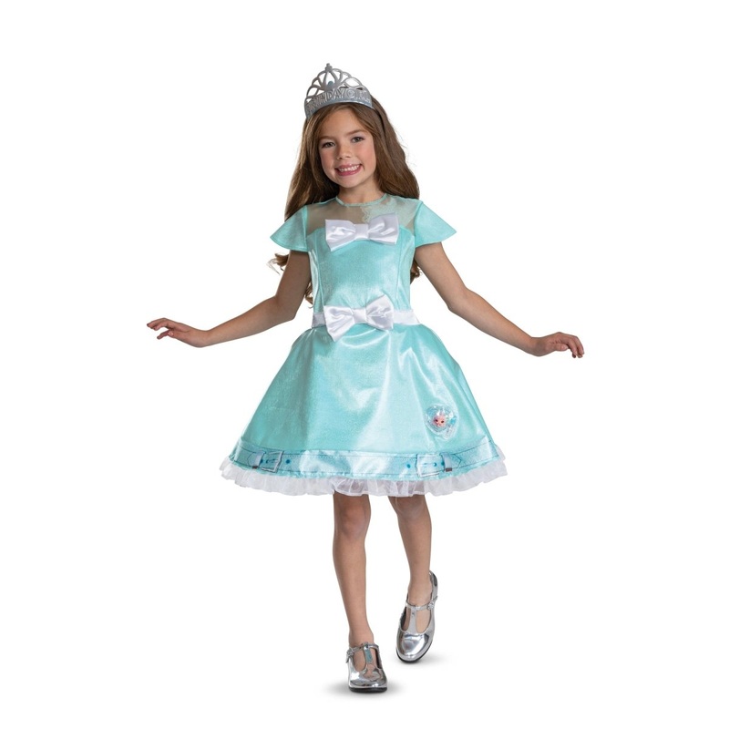 Callie Birthday Cake Classic Costume for Kids, Yummiland, Dress and Tiara 3T-4T