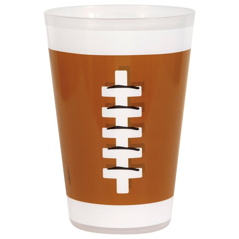 Football Plastic Favour Cups, 16 Oz, 6 Count