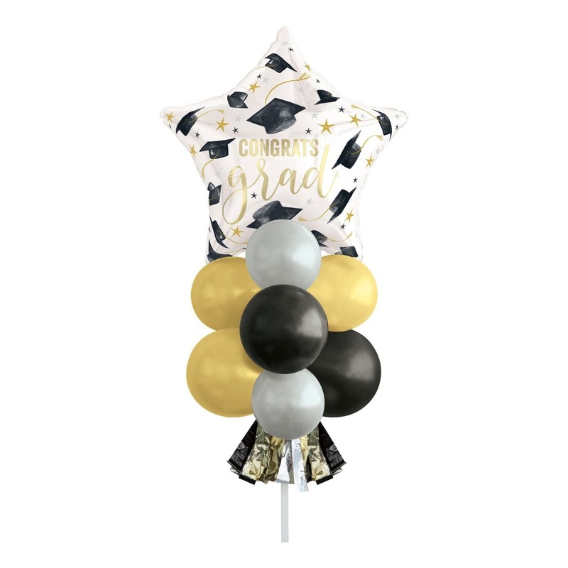 Golden Star Graduation Balloon Yard Sign Kit, 1 Count
