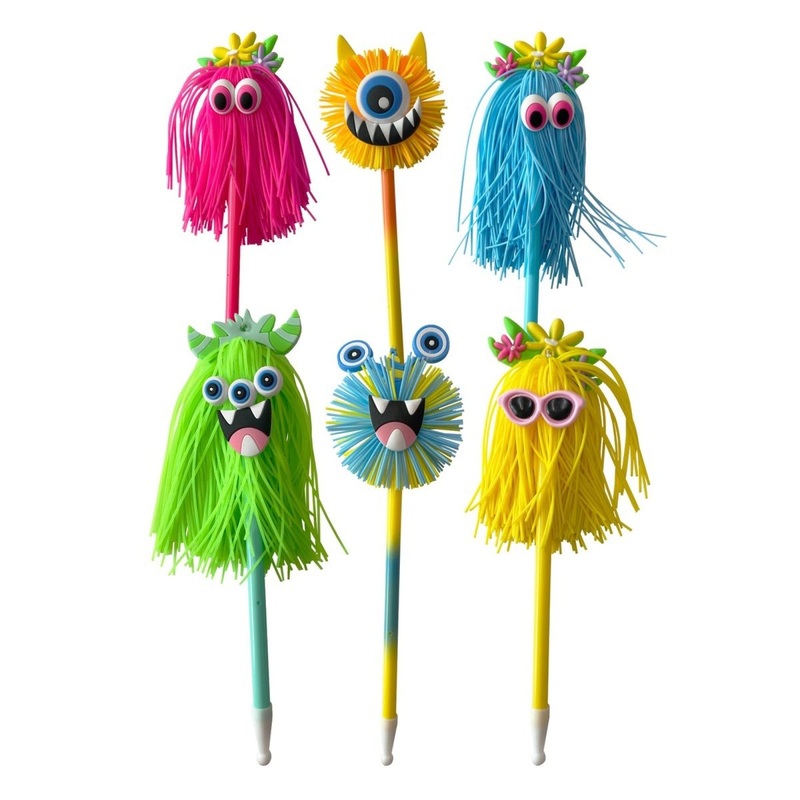 Mighty Monsters Pens, 6 Count