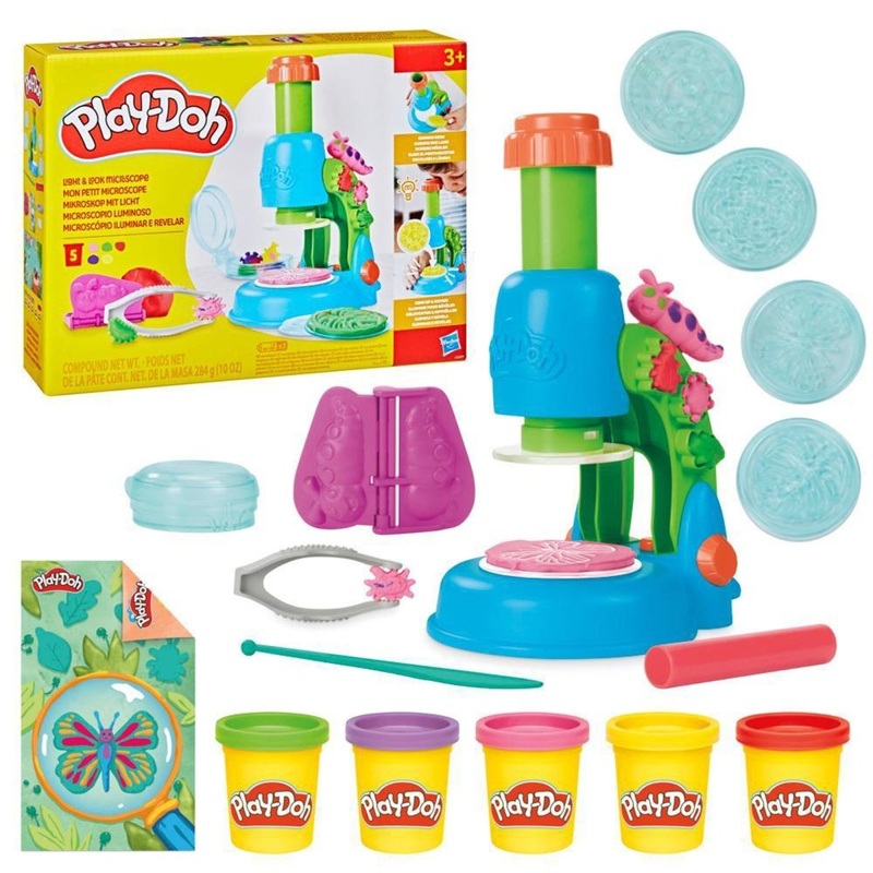 Play-Doh Light and Look Microscope Playset, 1 Count