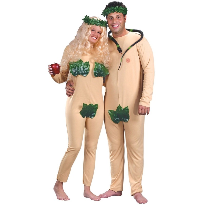 Adam and Eve Couple Costume for Adults STD