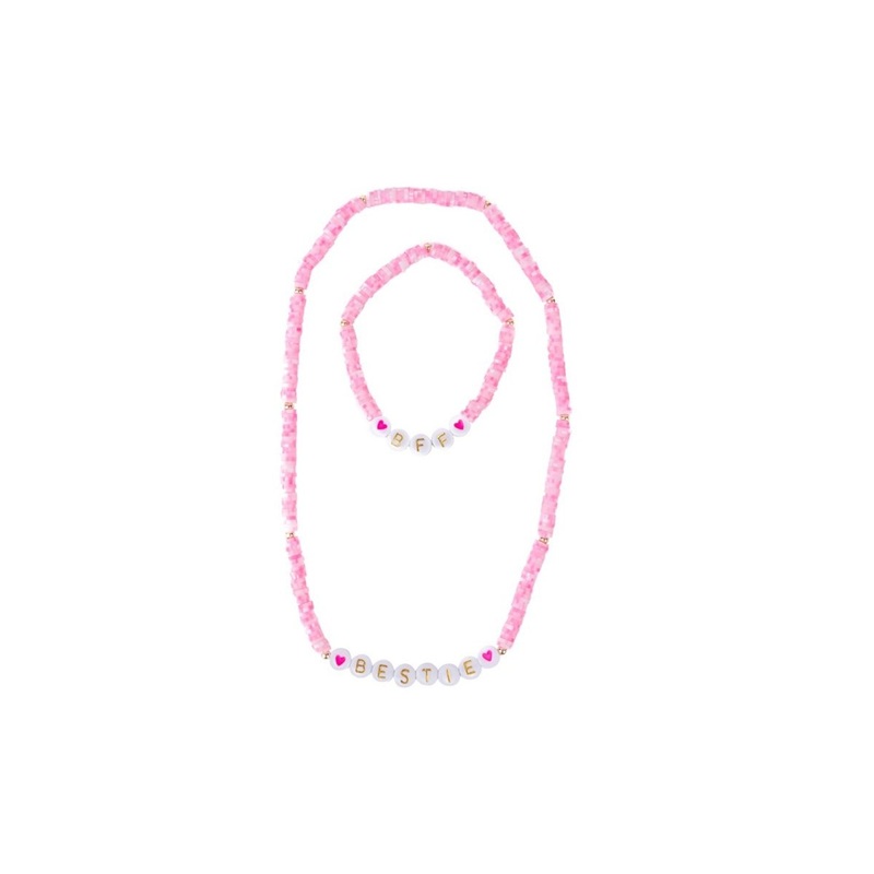 Bestie Necklace And Bracelet Set, 1 count