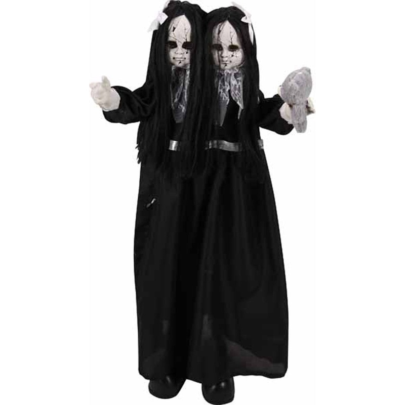 Double-Head Creepy Girl, 36 inches, 1 Count