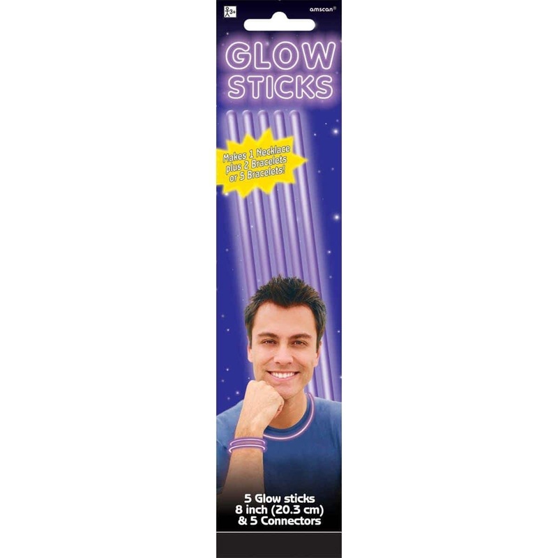 Glow Sticks - Purple 8 In. 5/pkg.