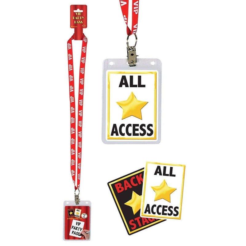 Hollywood Vip Party Pass, 25 Inches