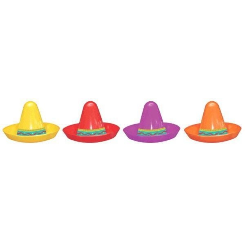 Mini Sombrero Platters, 8 per Package