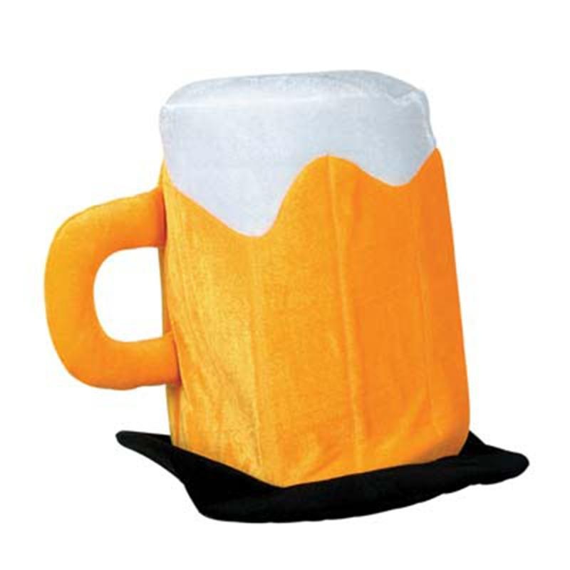 Oktoberfest Plush Beer Mug Hat for Adults