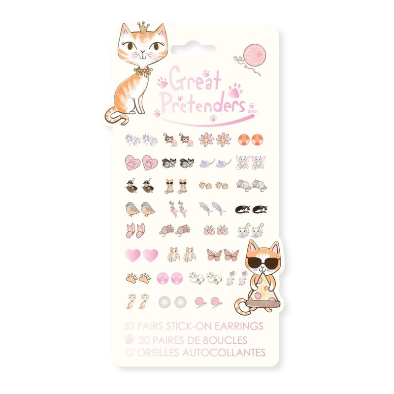 Paw-Some Sticker Earrings, 30 Count