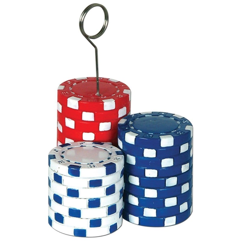 Poker Chips Balloon Weight