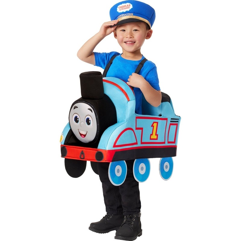 Thomas Ride Along Costume for Kids, Thomas the Tank Engine, Foam Train and Hat OS