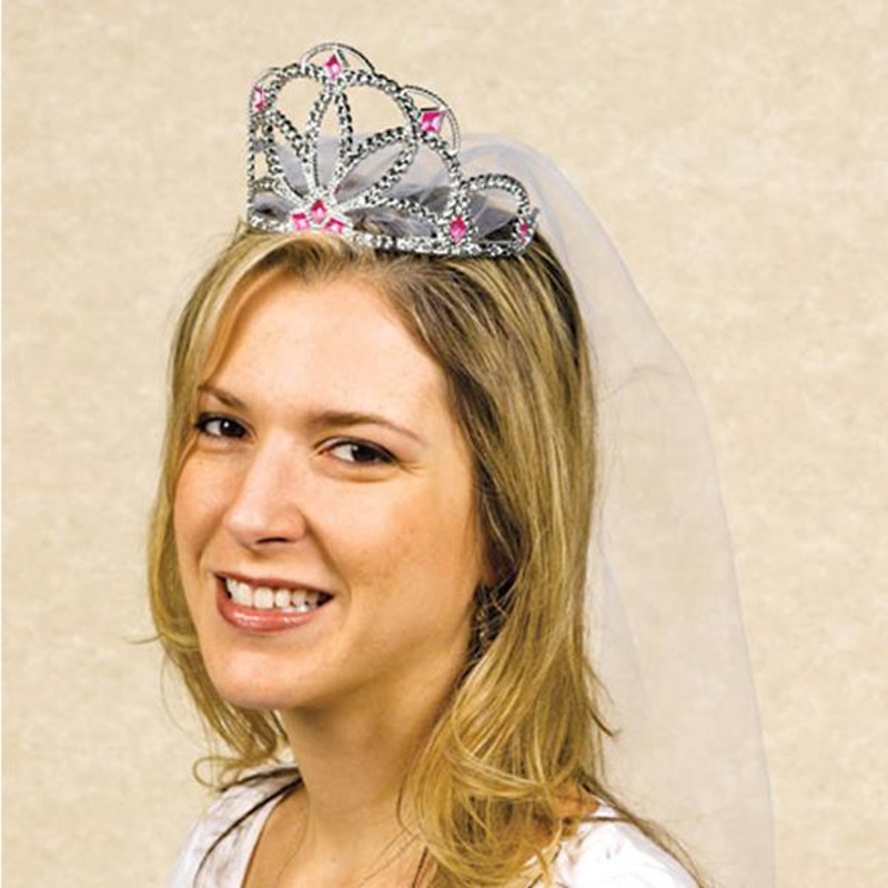 Tiara with veil
