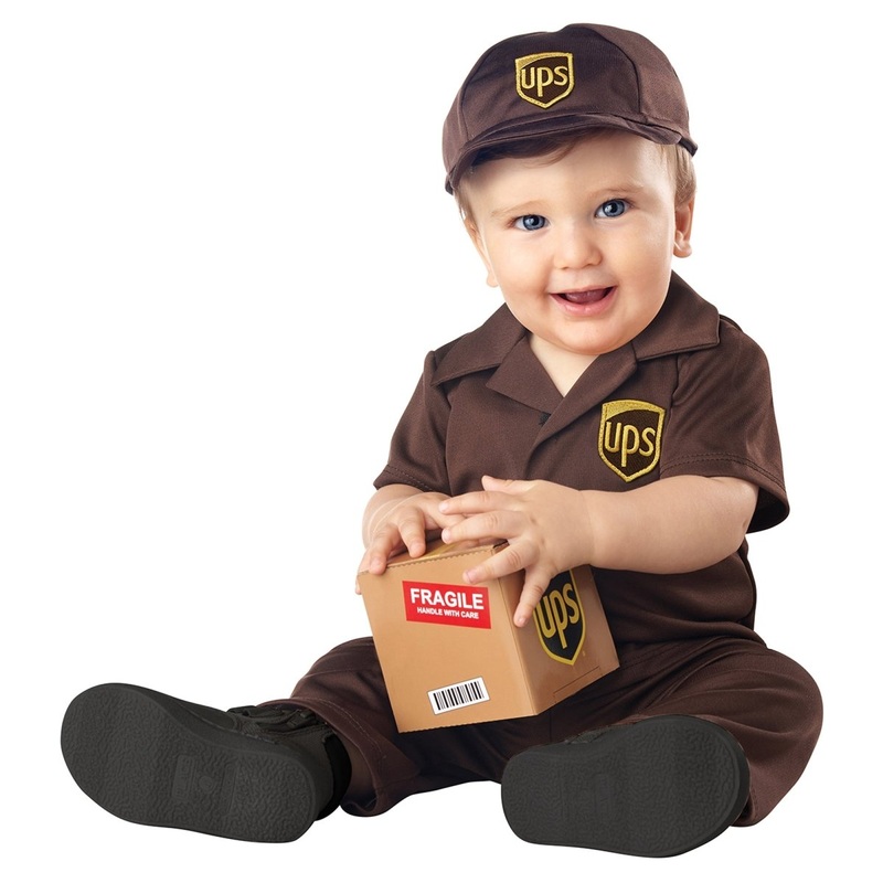 UPS Costume for Babies, Shirt, Pants and Cap 6-12M