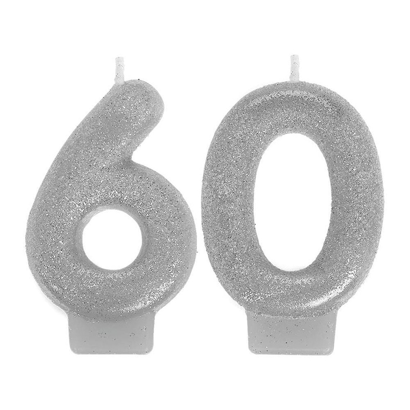 60th Sparkling Celeb - Numeral Candles